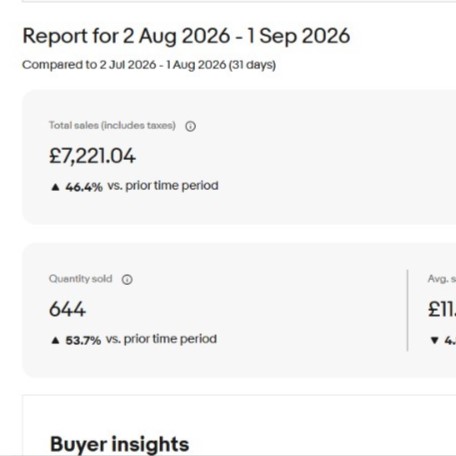 eBay UK sales screenshot 2